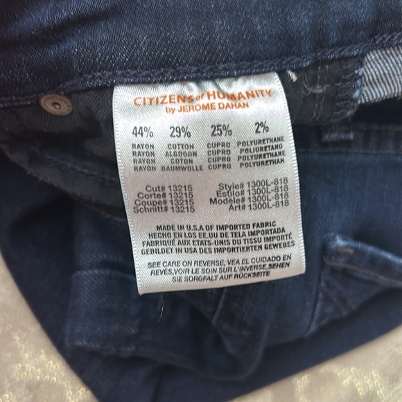 Citizens of humanity Avedon slick skinny leg Jeans Size 27 - Picture 10 of 12